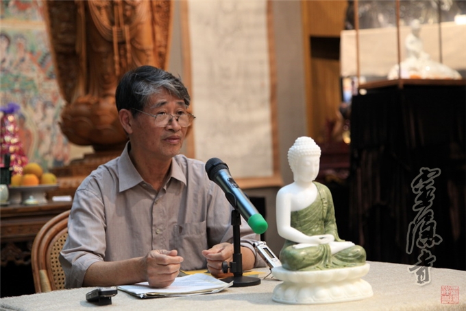 浙江大学李明友教授主讲太虚大师的人文关怀&rdquo