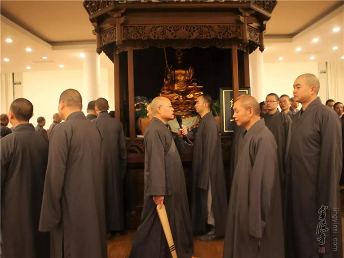 杭州灵隐寺戊戌冬季禅七 圆满解七