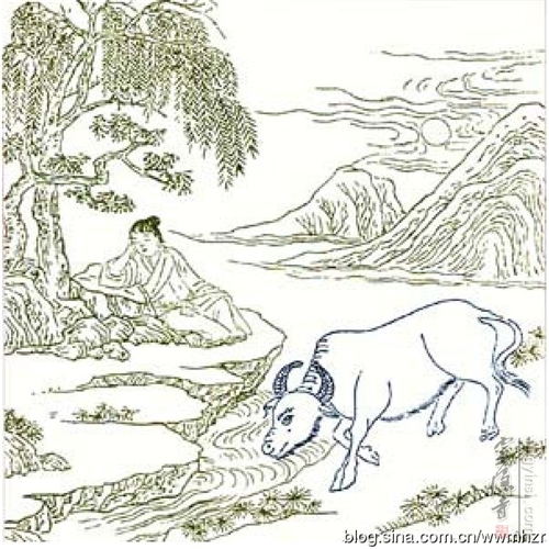 国内外の人気集結！ 牧牛图颂》 絵画/タペストリー