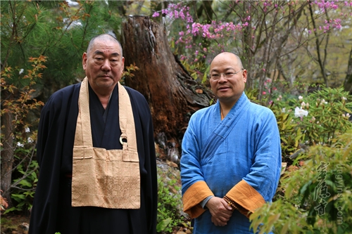 灵隐寺方丈光泉大和尚一行 出席日本京都浴佛节大法会
